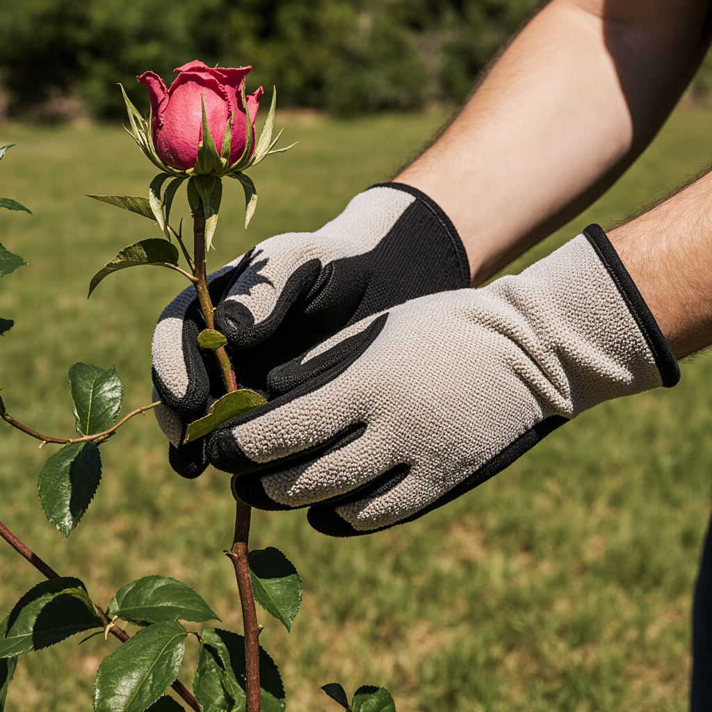Breathable Gardening Gloves with Protective Coating