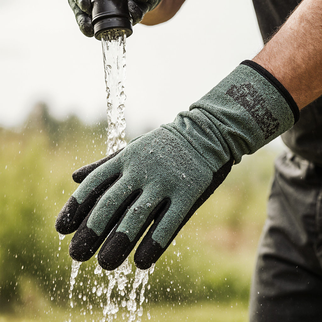 Breathable Gardening Gloves with Protective Coating
